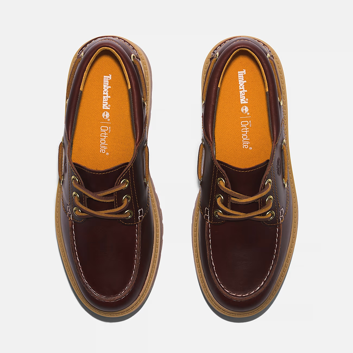 Timberland Stone Street Scarpa Barca Donna Platform Pelle Marrone