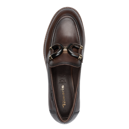 Tamaris Mocassino Uomo Pelle Marrone Fitting Pad TOUCH-IT