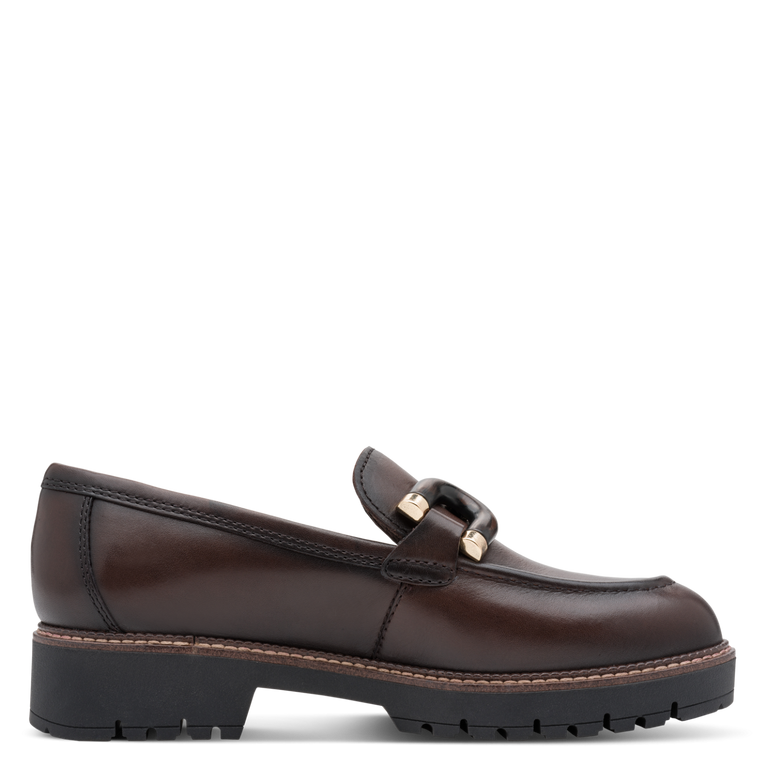 Tamaris Mocassino Uomo Pelle Marrone Fitting Pad TOUCH-IT
