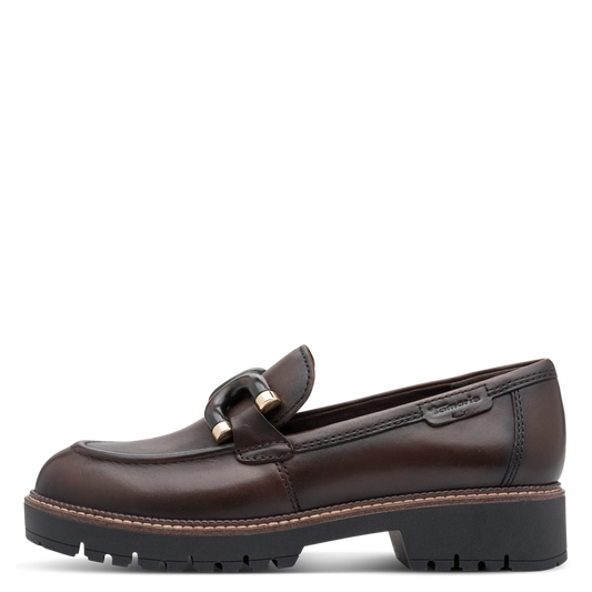 Tamaris Mocassino Uomo Pelle Marrone Fitting Pad TOUCH-IT