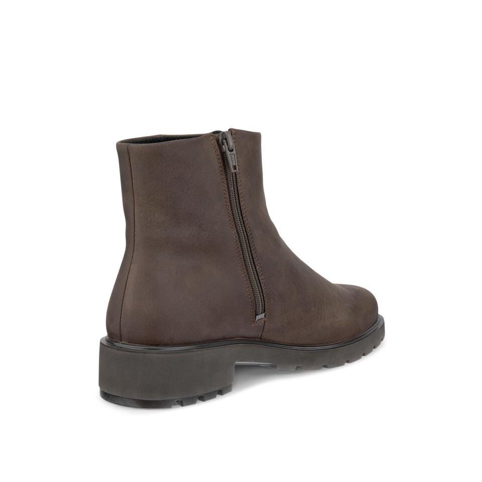ECCO Metropole Vienna Donna Stivaletto Impermeabile Dark Clay