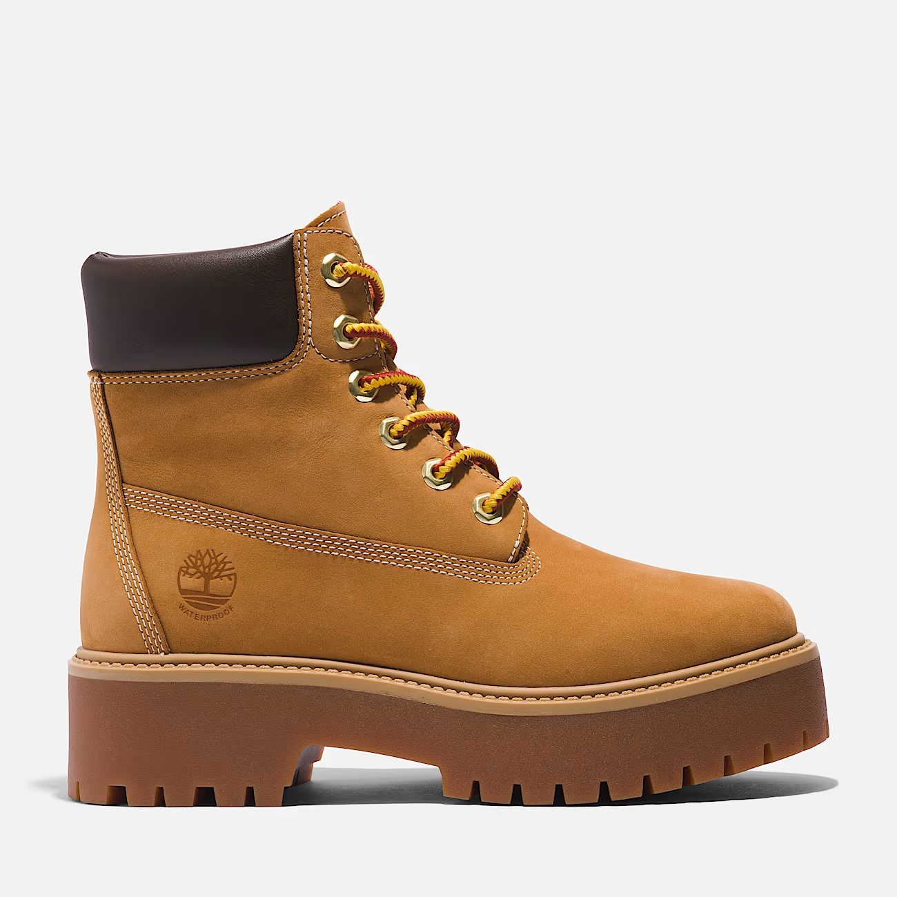 Timberland Stone Street 6-Inch Platform Waterproof Donna Giallo