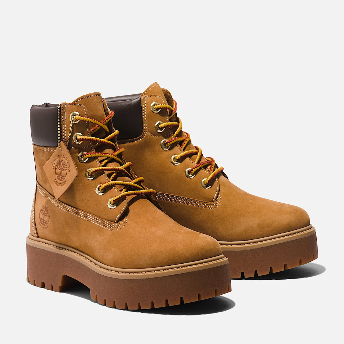 Timberland Stone Street 6-Inch Platform Waterproof Donna Giallo