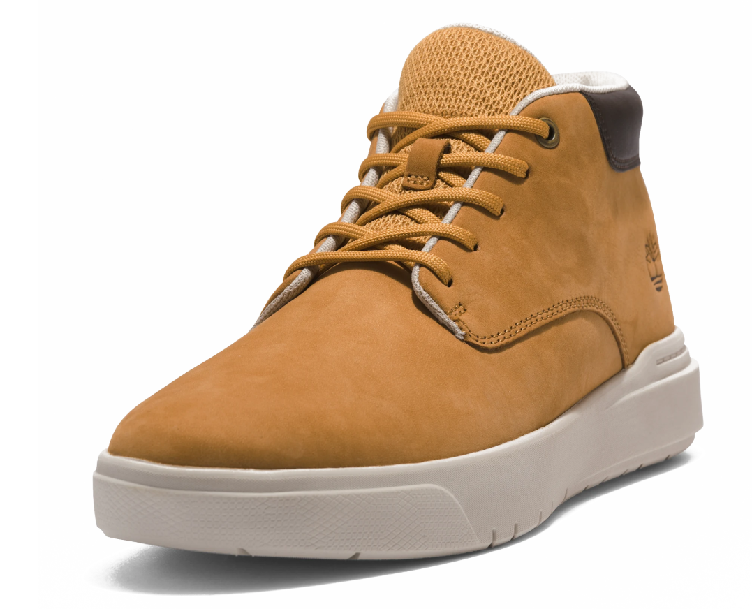 Timberland Seneca Bay Mid Lace Uomo in Nabuk Giallo