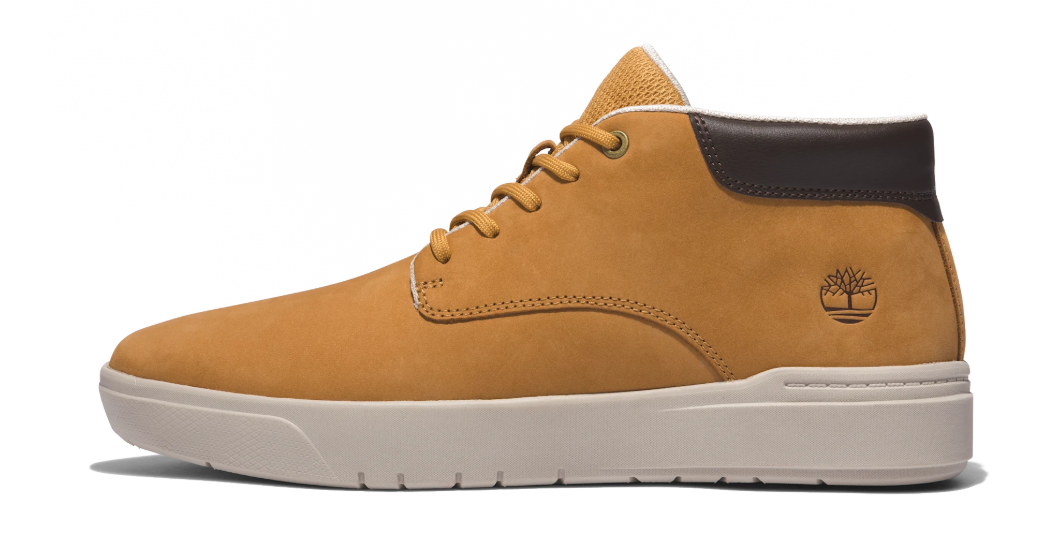 Timberland Seneca Bay Mid Lace Uomo in Nabuk Giallo