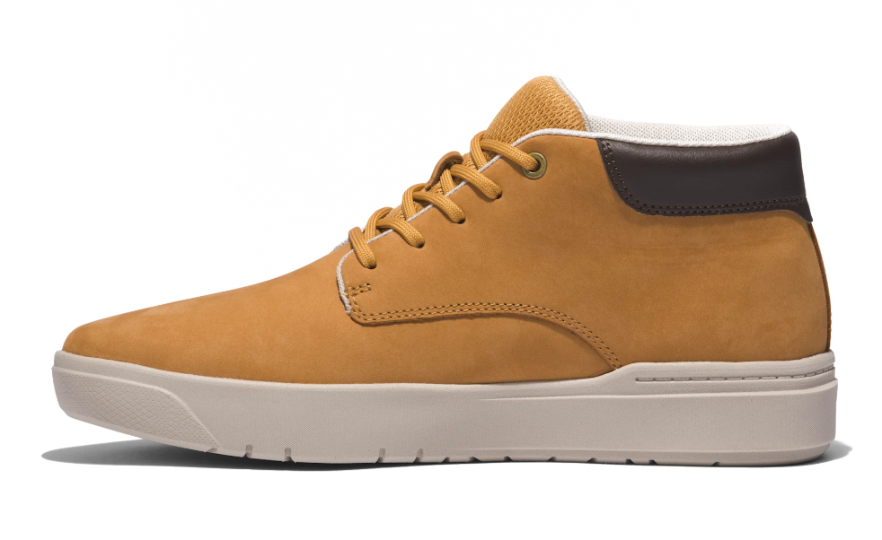 Timberland Seneca Bay Mid Lace Uomo in Nabuk Giallo