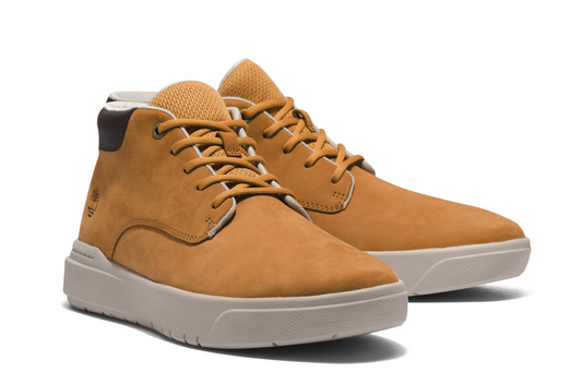 Timberland Seneca Bay Mid Lace Uomo in Nabuk Giallo