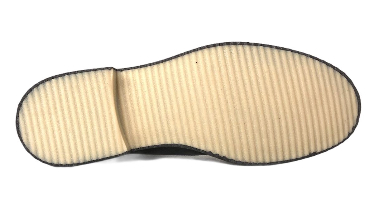 Polacchina Camoscio blu e suola in para