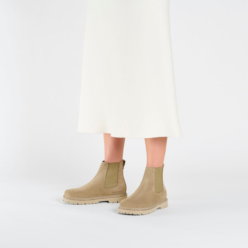 Highwood Slip on camoscio tortora