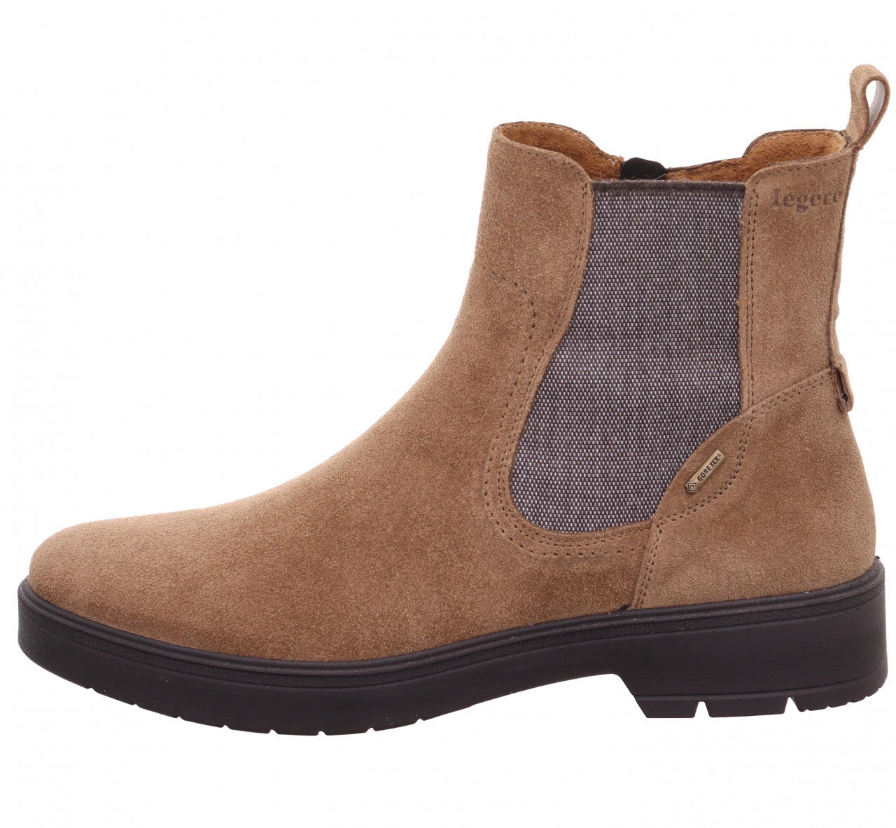 Stivaletto GORETEX camoscio beige