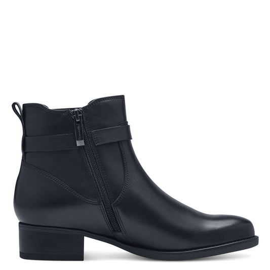 Tronchetto pelle blu