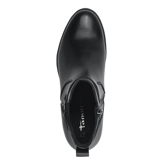 Tronchetto pelle nero