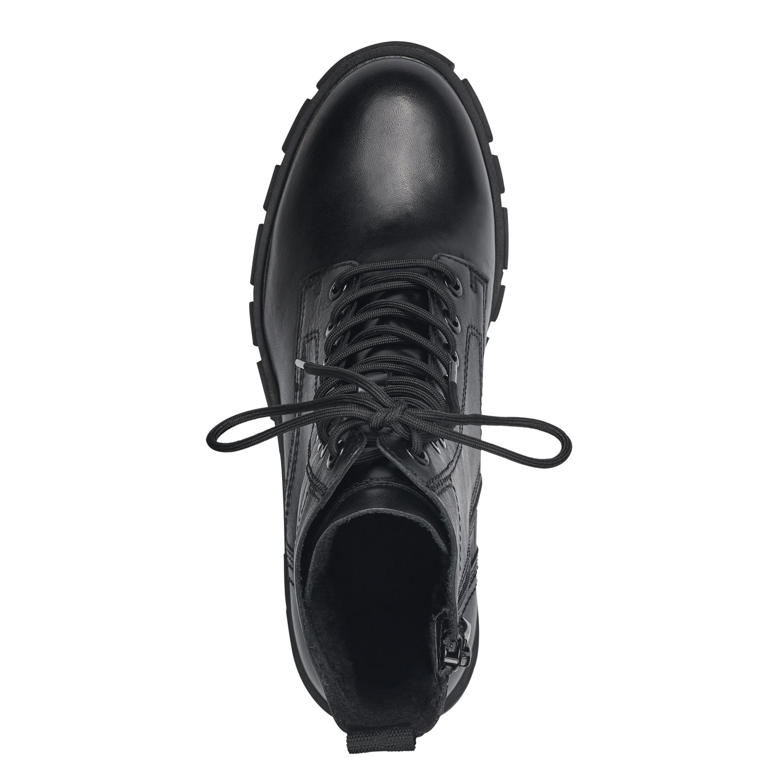 Scarponcino pelle nera