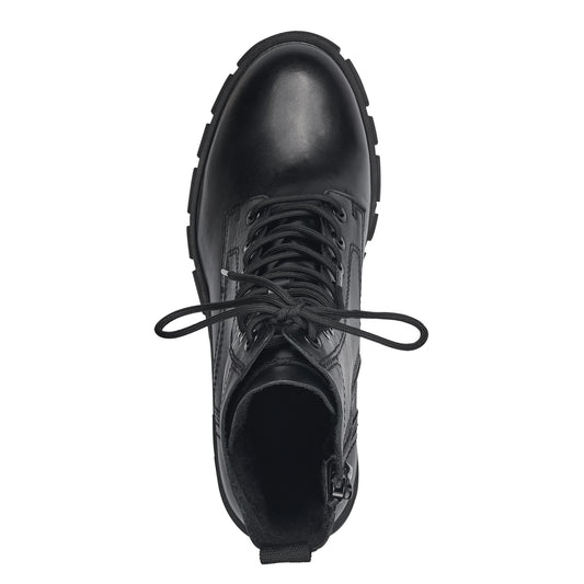 Scarponcino pelle nera