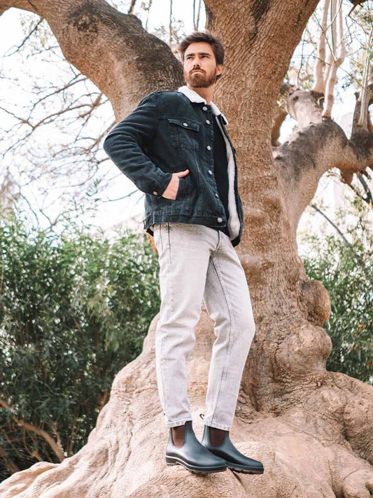 CALOSCIA GOMMA  NERO/MARRONE