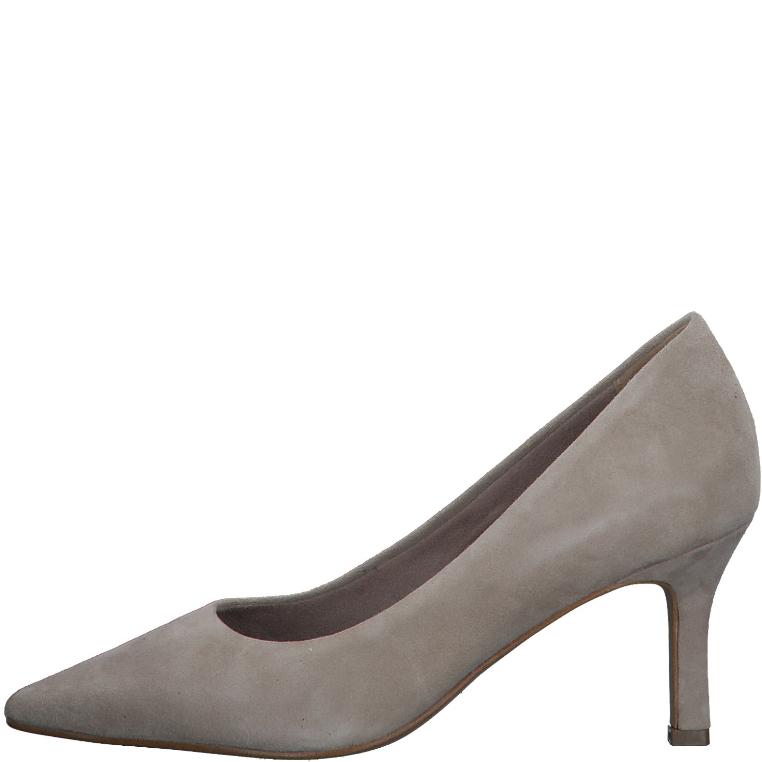 Decollete camoscio avorio