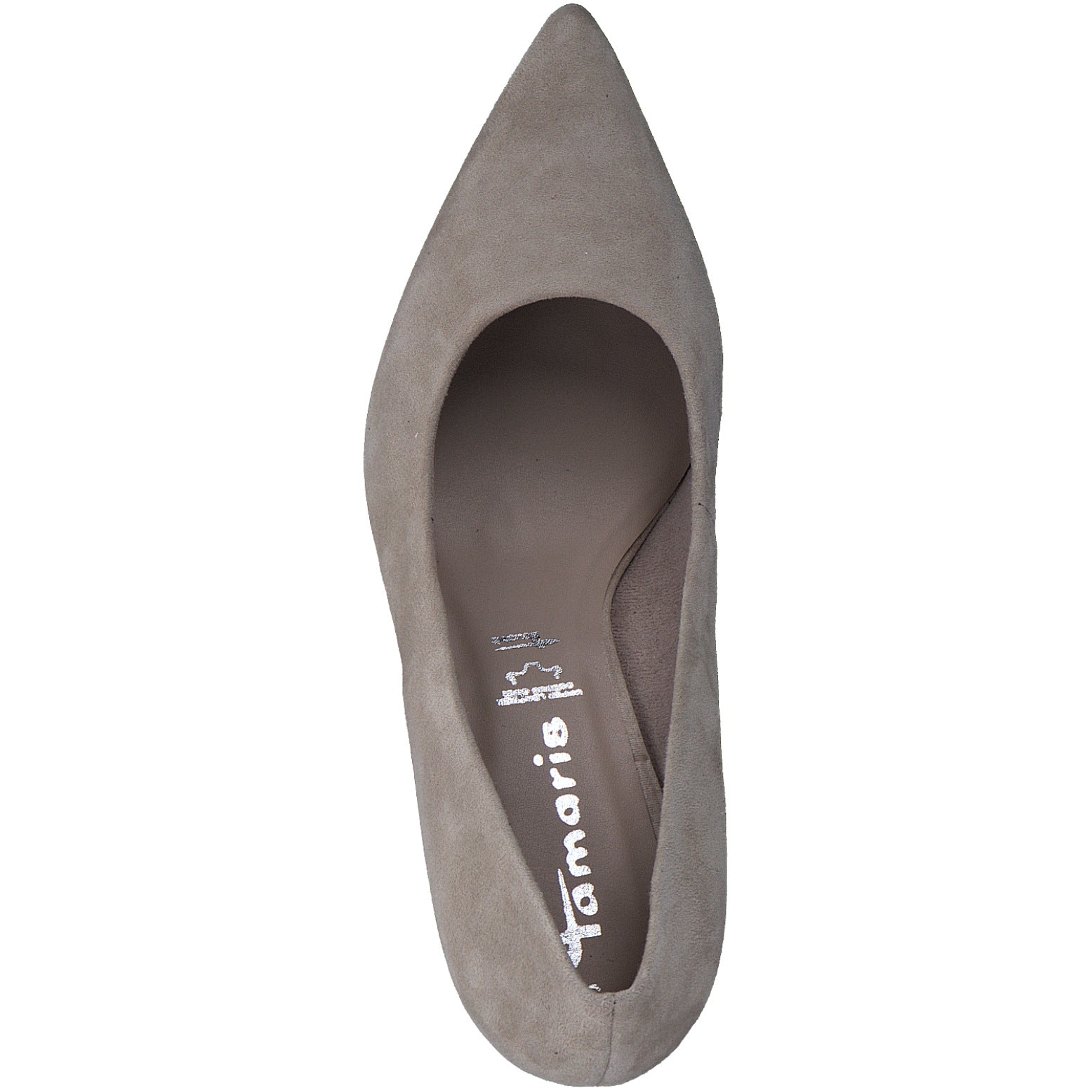 Decollete camoscio avorio