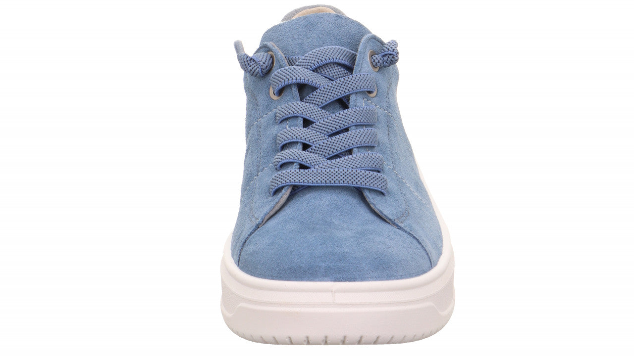 Sneaker camoscio blu