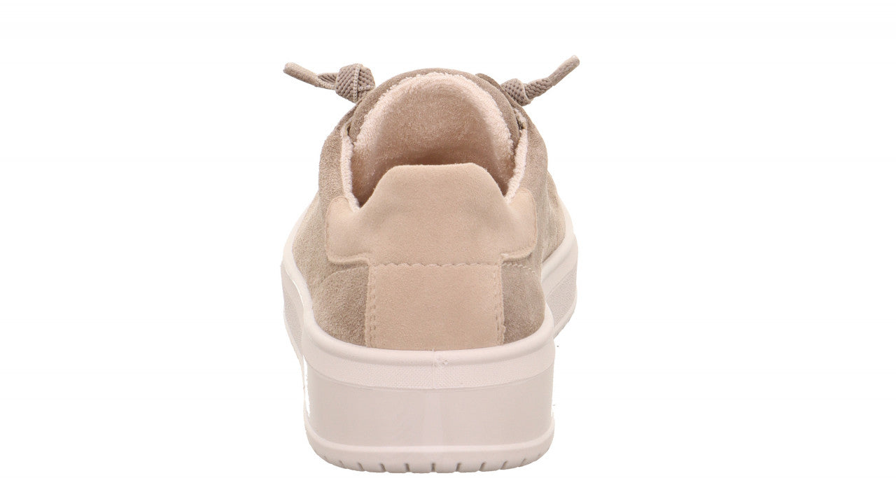 Sneaker camoscio beige