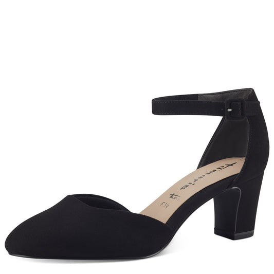 SCARPA ELEGANTE SEMI APERTA NERA