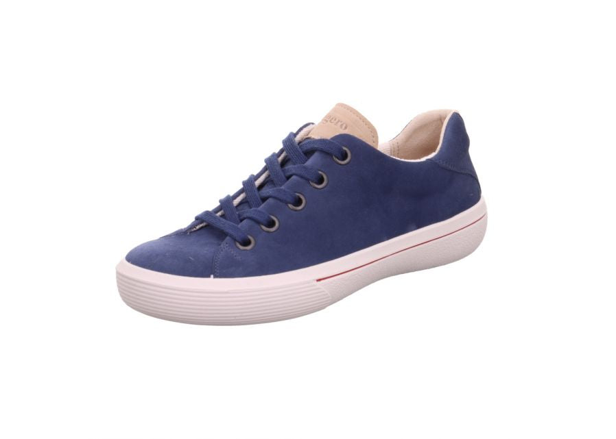 SNEAKER NUBUCK BLU