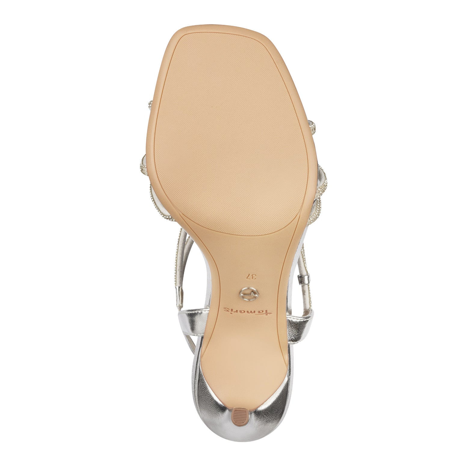 SANDALO ELEGANTE ARGENTO PLANTARE MORBIDO