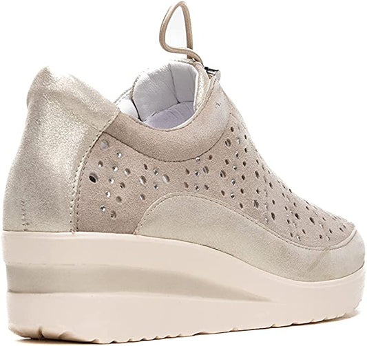 SCARPA LACCIO ELASTICO BEIGE