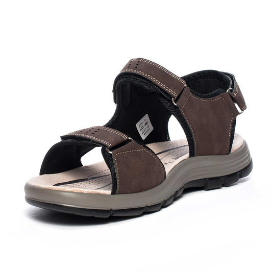 SANDALO MARRONE CON VELCRO