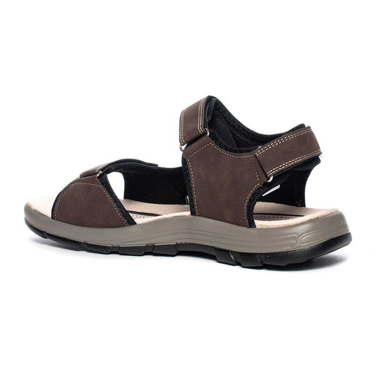 SANDALO MARRONE CON VELCRO