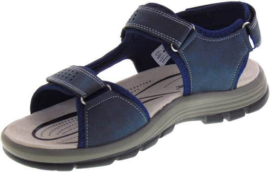 SANDALO BLU CON VELCRO