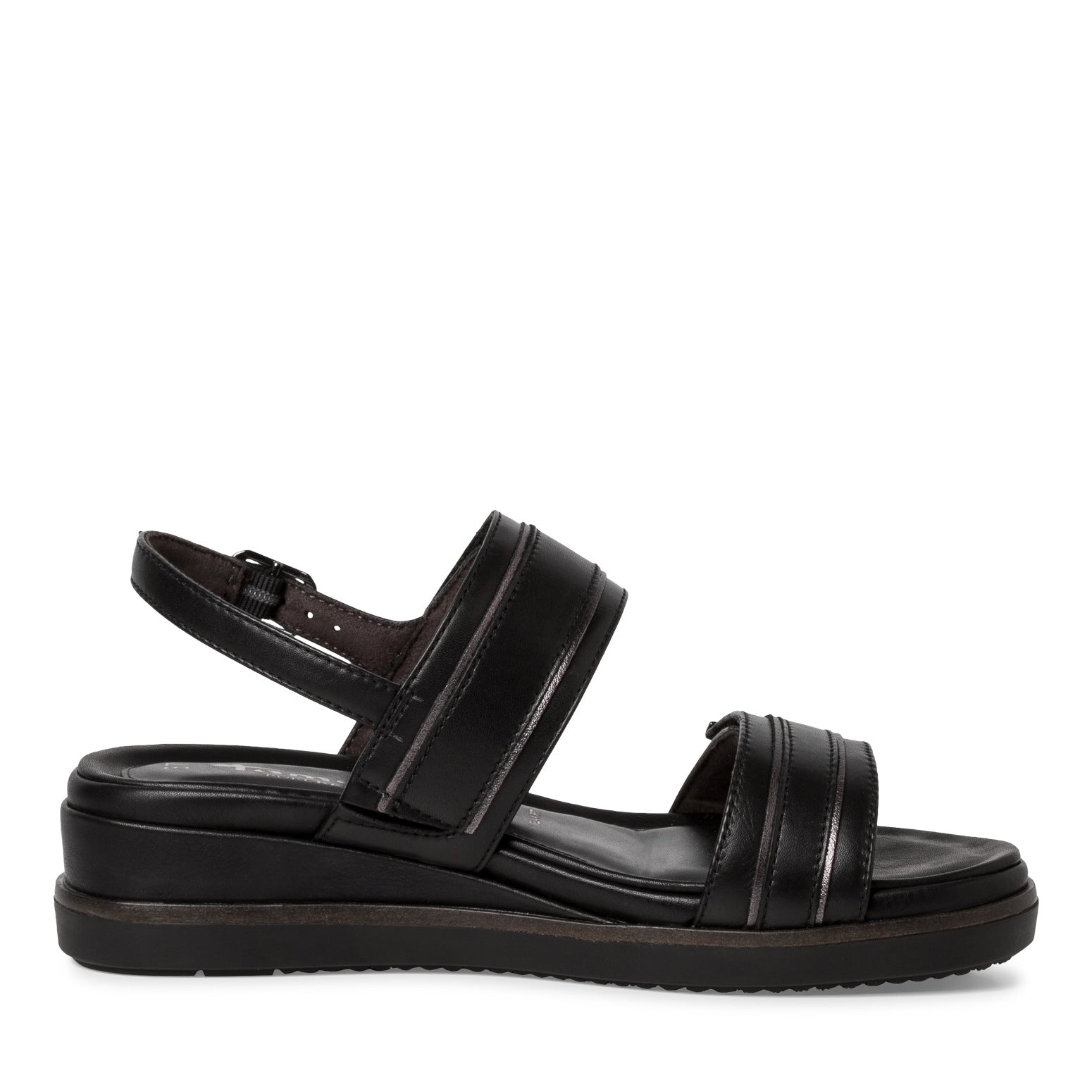 SANDALO NERO PLANTARE ESTRAIBILE