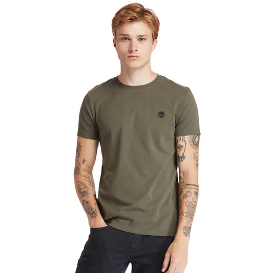 T-SHIRT SLIM-FIT DUNSTAN RIVER DA UOMO IN COLOR MATTONE